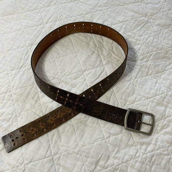 Vintage Brown Levi’s Leather Belt 40” - Picture 1 of 3